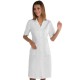 Camice donna manica corta EXTRA LIGHT con bottoni a pressione per estetiste, farmaciste - Isacco