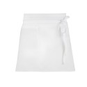 Grembiule da lavoro vita corto unisex Bari bianco per pizzaioli/cuochi/panificatori - Giblor's