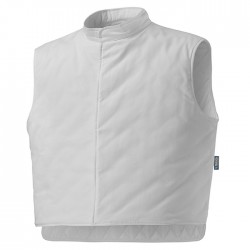 Gilet da lavoro isotermico unisex bianco per uso alimentare - Siggi