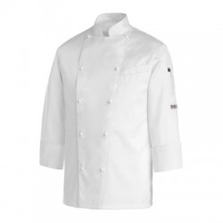 Giacca da lavoro cuoco unisex Royale manica lunga in cotone egiziano - Egochef