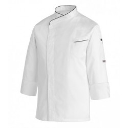 Giacca da lavoro cuoco unisex Max Safe manica lunga in cotone egiziano - Egochef