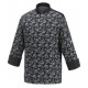 Giacca da lavoro cuoco uomo Black Skulls manica lunga 100% cotone - Egochef