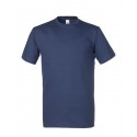T-shirt da lavoro basic Tilos unisex blu personalizzabile- Rossini Take Time Basic