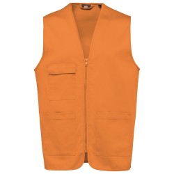 Gilet da lavoro unisex leggero multitasche in vari colori - TopTex