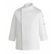 Giacca da lavoro cuoco Prestige bianca manica lunga 100% Cotone - Egochef