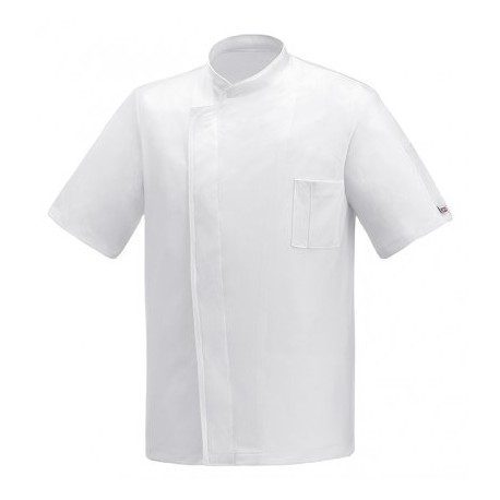 Giacca da lavoro cuoco unisex Pizzaiolo manica corta 100% Air Plus - Egochef