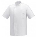 Giacca da lavoro cuoco unisex Pizzaiolo manica corta 100% Air Plus - Egochef