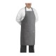 Grembiule da lavoro cuoco Big Apron gessato/grigio con pettorina - Egochef