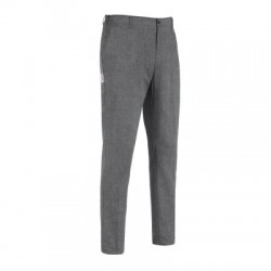 Pantalone da lavoro unisex Slim Fit con zip nero/grey mix- Egochef