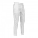 Pantalone da lavoro unisex Slim Fit con zip bianco 100% cotone- Egochef