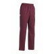 Pantalone da lavoro unisex Coulisse Wine con elastico in vita - Egochef