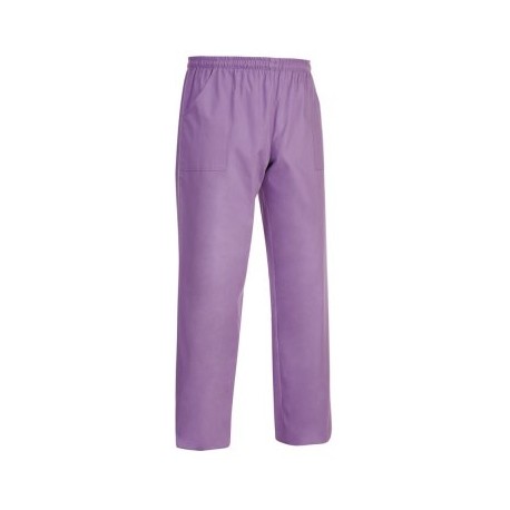 Pantalone da lavoro unisex lilla con elastico in vita per chef, pizzaiolo, cake designer - Egochef