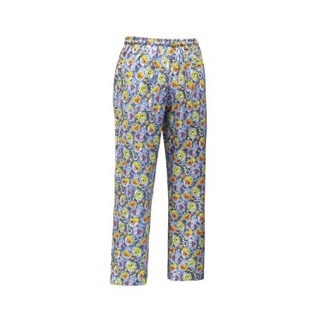 Pantalone da lavoro unisex Dogs&Cats con elastico in vita per chef, pizzaiolo, cake designer - Egochef