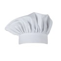 Cappello da lavoro/scuola cuoco unisex bianco - Giblor's