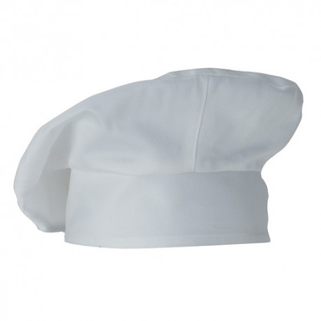 Cappello cuoco unisex Monet bianco/nero - Giblor's