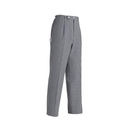 Pantalone da lavoro unisex Usa, chiusura con bottoni, per pizzaiolo, chef, pasticcere - Egochef