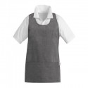 Casacca/Poncho da lavoro con tascone in grey mix/jeans - Egochef