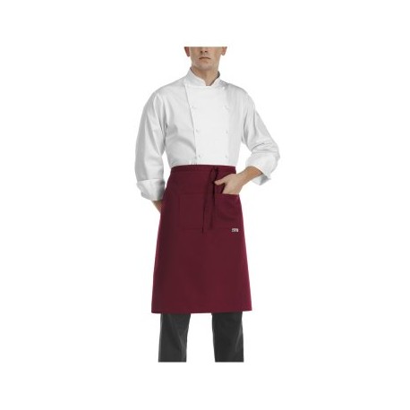 Grembiule vita lungo Waist in vari colori 70x70 con tascone - Egochef