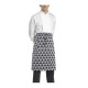 Grembiule da lavoro unisex Waist in varie stampe 70x70 cm - Egochef