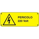 Cartello pericolo 220 volt