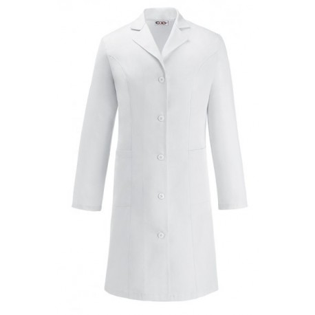 Camice medico donna manica lunga Alma extra Slim Fit con bottoni classici e fascetta posteriore - Egochef