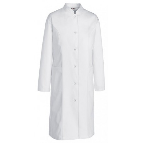 Camice chirurgo donna Angie manica lunga con bottoni classici e collo coreano - Egochef
