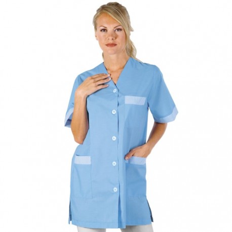 Casacca da lavoro donna Dacca manica corta in vari colori - Isacco