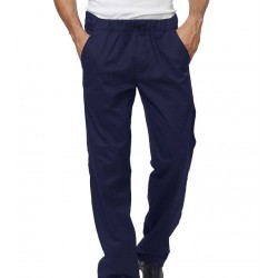Pantalone Josh da lavoro uomo blu con elastico in vita blu per cuochi - Siggi Horeca
